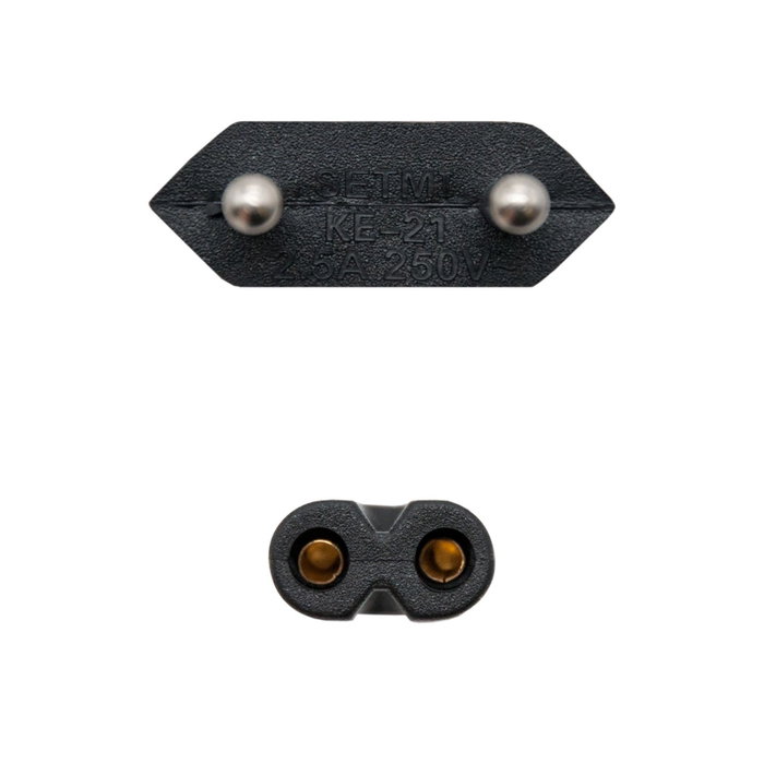 Nanocable Cable de Alimentación Forma 8 CEE7/16 a C7, 1,5 m, Negro Nanocable Cable de Alimentación Forma 8 CEE7/16 a C7, 1,5 m, Negro